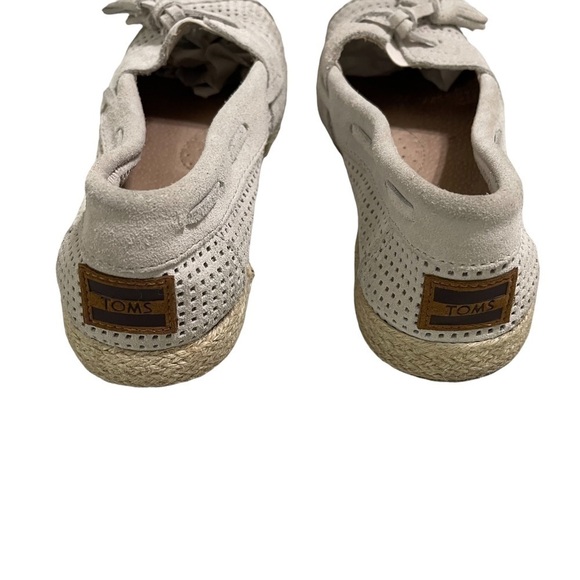 TOMS High Rope Classic Whisper Suede Perforated Flats - Picture 8 of 8